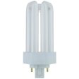 10Pk - Sunlite 18w 4100K PLT 4-Pin Compact Fluorescent GX24q-2 Base Bulb Online now