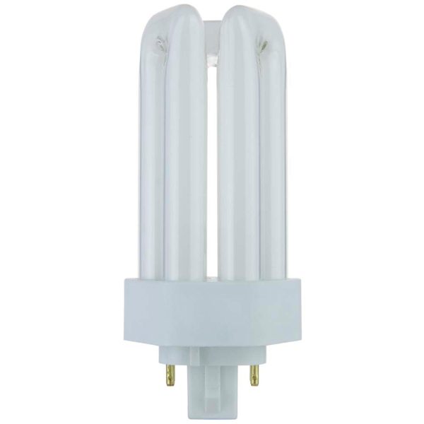 10Pk - Sunlite 18w 4100K PLT 4-Pin Compact Fluorescent GX24q-2 Base Bulb Online now