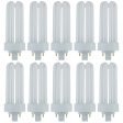 10Pk - Sunlite 26w 3500K PLD 4-Pin Triple U-Shaped Twin Tube GX24Q-3 Base Bulb Online Sale