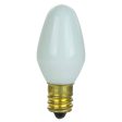 12Pk - Sunlite 7w 7C7 Incandescent E12 Base C7 Night Light White Colored Bulb Online