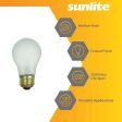 12Pk - Sunlite 15w A15 Incandescent Appliance 2600K Frosted Dimmable Bulb on Sale