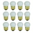 12Pk - Sunlite 7.5w 120v Incandescent S11 E26 Base 2600K Dimmable Bulb Sale