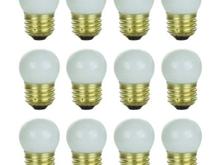 12Pk - Sunlite 7.5w 120v Incandescent S11 E26 Base 2600K Dimmable Bulb Sale