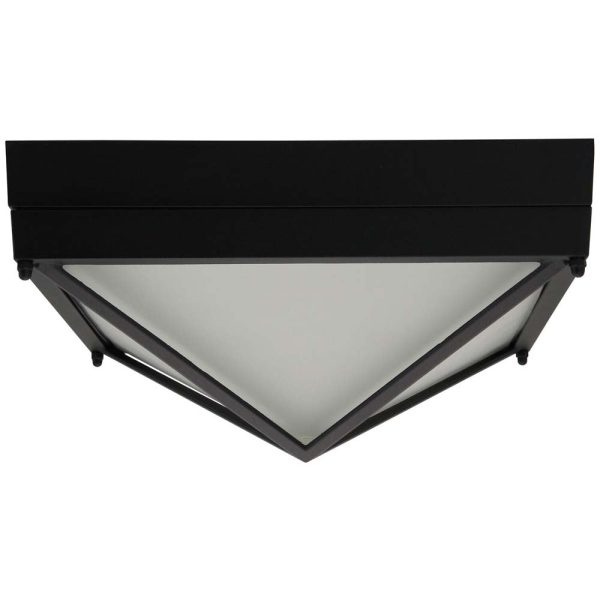 Sunlite 10-In 12w LED Pyramid Flush Mount Fixture CCT Selectable - 75w equiv Online