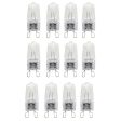 12Pk - Sunlite 40w 120v T3.5 Bi-Pin G9 Base Dimmable Clear 3200K Natural White Online Hot Sale