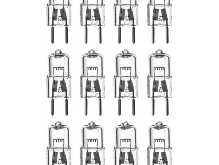 12Pk - Sunlite 50w 24v T3.5 Bi-Pin GY6.35 Base 3200K Clear Incandescent Bulb Online