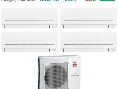 Climatizzatore Condizionatore Mitsubishi Electric Quadri Split Inverter Serie AP-VGK 5+5+12+15 con MXZ-4F80VF R-32 Wi-Fi Integrato 5000+5000+12000+15000 For Sale