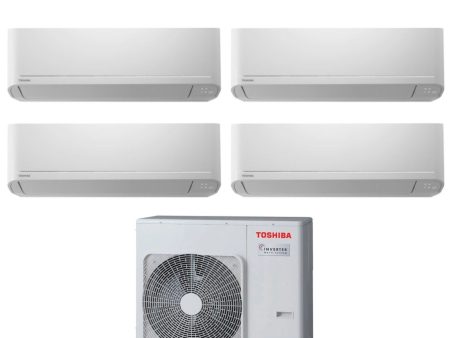 Climatizzatore Condizionatore Toshiba Quadri Split Inverter serie SEIYA 10+10+10+13 (9+9+9+12) RAS-4M27U2AVG-E R-32 Wi-Fi Optional 10000+10000+10000+13000 (9000+9000+9000+12000) Supply