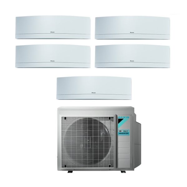 Climatizzatore Condizionatore Daikin Bluevolution Penta Split Inverter serie EMURA WHITE 7+7+7+9+12 con 5MXM90N R-32 Wi-Fi Integrato 7000+7000+7000+9000+12000 colore Bianco - Garanzia Italiana Sale