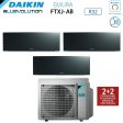 Climatizzatore Condizionatore Daikin Bluevolution Trial Split Inverter serie EMURA BLACK III 7+7+12 con 3MXM52N R-32 Wi-Fi Integrato 7000+7000+12000 Colore Nero - Garanzia Italiana For Cheap