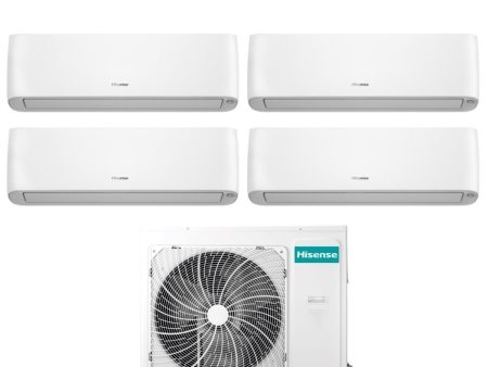 Climatizzatore Condizionatore Hisense Quadri Split Inverter serie ENERGY PRO PLUS   HI-ENERGY 9+9+9+9 con 4AMW81U4RAA R-32 Wi-Fi Integrato 9000+9000+9000+9000 Online Sale