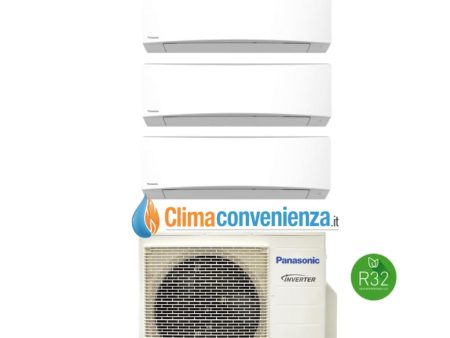 Climatizzatore Condizionatore Panasonic Trial Split  Serie TZ 7+7+7 con CU-3Z52TBE R-32 Wi-Fi Optional 7000+7000+7000 Online Hot Sale