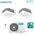 Climatizzatore Condizionatore Hisense Dual Split a Cassetta 12+12 con 2AMW50U4RXA R-32 Wi-Fi Optional 12000+12000 con Telecomando e Pannello Incluso - Novità For Cheap