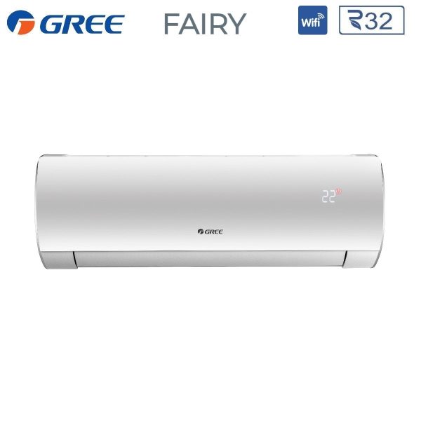 Climatizzatore Condizionatore Gree Quadri Split Inverter serie FAIRY 9+9+9+18 con GWHD(36)NK6LO R-32 Wi-Fi Integrato 9000+9000+9000+18000 Online