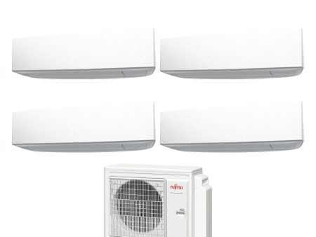 Climatizzatore Condizionatore Fujitsu Quadri Split Inverter serie KE WHITE 7+7+9+9 con AOYG30KBTA4 R-32 Wi-Fi Integrato 7000+7000+9000+9000 Colore Bianco Sale