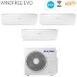 Climatizzatore Condizionatore Samsung Trial Split Inverter serie WINDFREE EVO 9+9+12 con AJ052RCJ R-32 Wi-Fi Integrato 9000+9000+12000 - Novità 2019 Supply