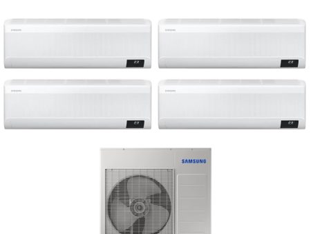 Climatizzatore Condizionatore Samsung Quadri Split Inverter serie WINDFREE AVANT 7+9+9+18 con AJ100TXJ5KG R-32 Wi-Fi Integrato 7000+9000+9000+18000 For Discount