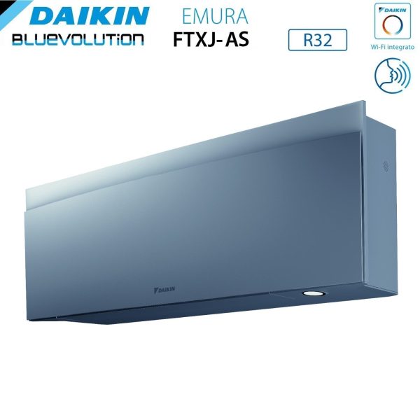 Climatizzatore Condizionatore Daikin Bluevolution Quadri Split Inverter serie EMURA SILVER III 7+9+12+18 con 4MXM80N R-32 Wi-Fi Integrato 7000+9000+12000+18000 Colore Argento  - Garanzia Italiana For Cheap