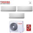 Climatizzatore Condizionatore Toshiba Trial Split Inverter serie SEIYA 10+10+13 (9+9+12) RAS-3M18U2AVG-E R-32 Wi-Fi Optional 10000+10000+13000 (9000+9000+12000) Hot on Sale