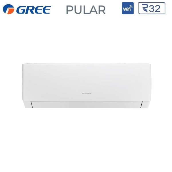 Climatizzatore Condizionatore Gree Quadri Split Inverter serie PULAR 7+7+9+18 con GWHD(36)NK6OO R-32 Wi-Fi Integrato 7000+7000+9000+18000 Fashion