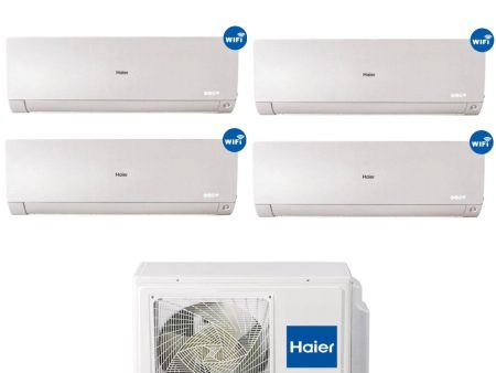 Climatizzatore Condizionatore Quadri Split Inverter HAIER serie FLEXIS White 7000+9000+12000+18000 btu con 4U75S2SR2FA wifi integrato R-32 Wi-Fi 7+9+12+18 - Novità Cheap