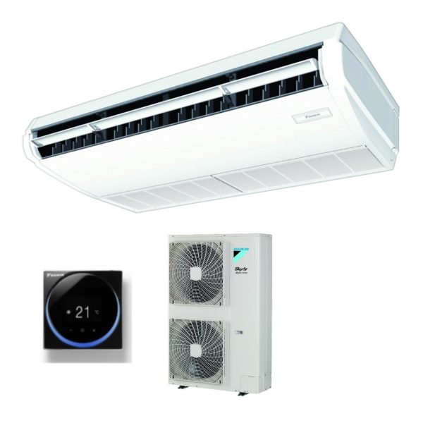 Climatizzatore Condizionatore Daikin Pensile a Soffitto DC Inverter 36000 Btu FHA100A Monofase R-32 Wi-Fi Optional con Comando a Filo Sale