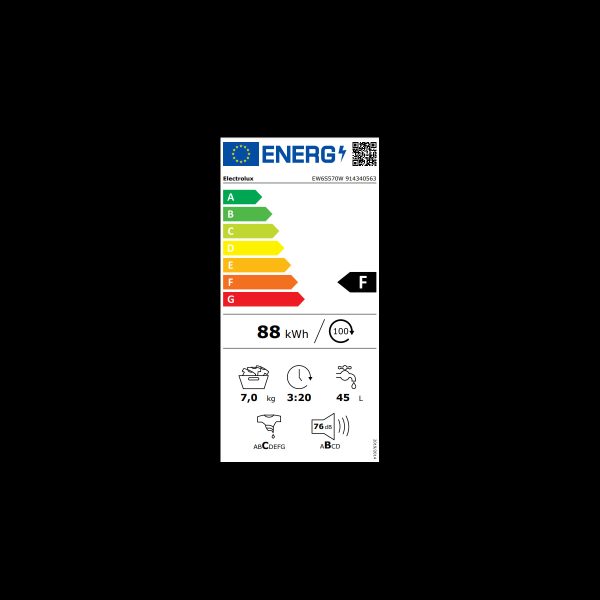 Lavatrice Slim a Carica Frontale Electrolux 7 Kg EW6S570W PerfectCare 600 1000 Giri Classe F Sale