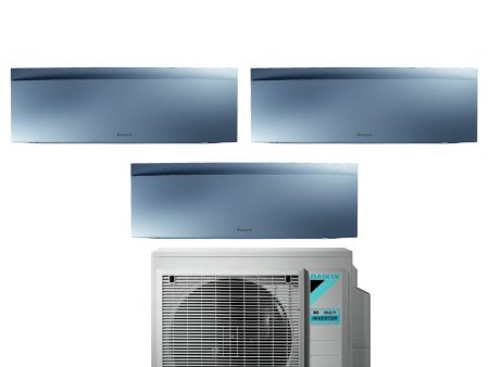 Climatizzatore Condizionatore Daikin Bluevolution Trial Split Inverter serie EMURA SILVER III 9+9+9 con 3MXM68N R-32 Wi-Fi Integrato 9000+9000+9000 Colore Argento - Garanzia Italiana Cheap