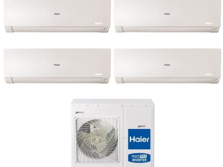 Climatizzatore Condizionatore Haier Quadri Split Inverter serie FLEXIS PLUS WHITE 9+9+12+12 con 4U75S2SR3FA R-32 Wi-Fi Integrato Colore Bianco 9000+9000+12000+12000 Sale