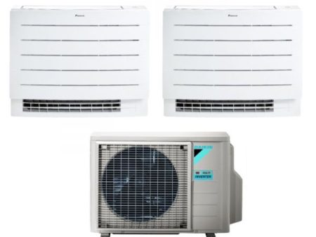 Climatizzatore Condizionatore Daikin a Pavimento Dual Split serie PERFERA FVXM-A 9+12 con 2MXM50A R-32 Wi-Fi Integrato 9000+12000 Con Telecomando ad Infrarossi Incluso Garanzia Italiana Cheap