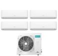 Climatizzatore Condizionatore Hisense Quadri Split Inverter serie HI-COMFORT 7+7+7+12 con 4AMW81U4RJC R-32 Wi-Fi Integrato 7000+7000+7000+12000 Sale