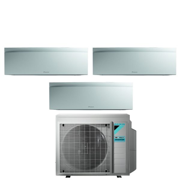 Climatizzatore Condizionatore Daikin Bluevolution Trial Split Inverter serie EMURA WHITE III 7+7+9 con 3MXM68A R-32 Wi-Fi Integrato 7000+7000+9000 Colore Bianco Opaco - Garanzia Italiana Online