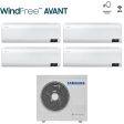 Climatizzatore Condizionatore Samsung Quadri Split Inverter serie WINDFREE AVANT 9+9+9+18 con AJ080TXJ4KG R-32 Wi-Fi Integrato 9000+9000+9000+18000 Cheap