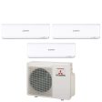 Climatizzatore Condizionatore Mitsubishi Heavy Industries Trial Split Inverter serie KIREIA PLUS White 9+9+18 con SCM60ZS-W R-32 Wi-Fi Optional 9000+9000+18000 Colore Bianco For Sale