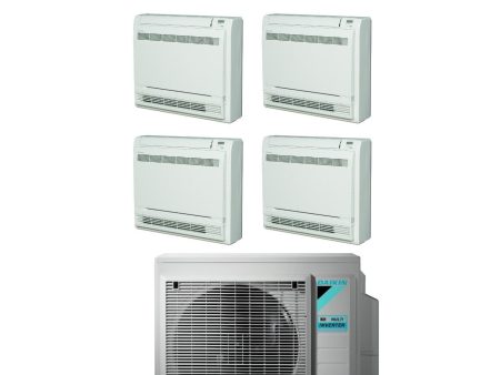 Climatizzatore Condizionatore Daikin Bluevolution a Pavimento Quadri Split Inverter serie FVXM-F 9+9+9+9 con 4MXM80N R-32 Wi-Fi Optional Con Telecomando ad Infrarossi Incluso 9000+9000+9000+9000 - Garanzia Italiana For Discount