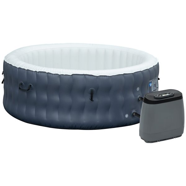 EasyComfort Piscina Idromassaggio Gonfiabile e Riscaldante fino 42℃ con 108 Getti, per 4 Persone Discount