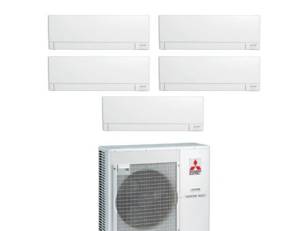 Climatizzatore Condizionatore Mitsubishi Electric Penta Split Inverter Linea Plus serie MSZ-AY 9+9+9+9+12 con MXZ-5F102VF R-32 Wi-Fi Integrato 9000+9000+9000+9000+12000 For Cheap