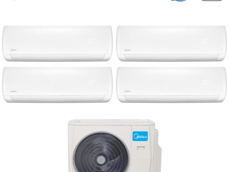 Climatizzatore Condizionatore Midea Quadri Split Inverter serie MISSION WF 12+12+12+12 con 4N-105K R-410 Wi-Fi Optional 12000+12000+12000+12000 Hot on Sale