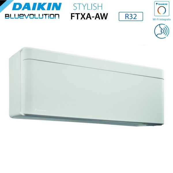 Climatizzatore Condizionatore Daikin Bluevolution Penta Split Inverter serie STYLISH WHITE 7+7+7+7+15 con 5MXM90N R-32 Wi-Fi Integrato 7000+7000+7000+7000+15000 - Garanzia Italiana For Discount