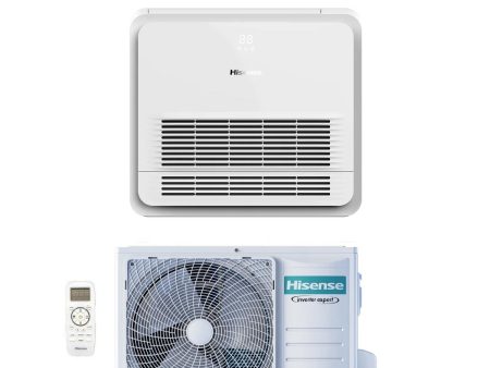 Climatizzatore Condizionatore Hisense Inverter Console serie TURBO 18000 Btu AKT52UR4RK8 + AUW52U4RJ8 R-32 Wi-Fi Optional Classe A++ A+ con Telecomando di serie Incluso on Sale