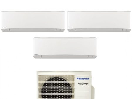 Climatizzatore Condizionatore Panasonic Trial Split Inverter serie ETHEREA WHITE 7+9+12 con CU-3Z52TBE R-32 Wi-Fi Integrato Colore Bianco 7000+9000+12000 Online now