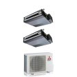 Climatizzatore Condizionatore Mitsubishi Electric Dual  Inverter Canalizzabile (Canalizzato) SEZ-M 9+12 con MXZ-2F53VF R-32 Wi-Fi Optional 9000+12000 on Sale