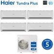 Climatizzatore Condizionatore Haier Quadri Split Inverter serie TUNDRA PLUS 7+12+12+12 con 4U75S2SR3FA R-32 Wi-Fi Integrato 7000+12000+12000+12000 on Sale