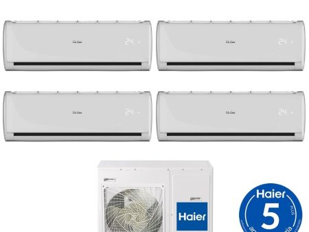 Climatizzatore Condizionatore Haier Quadri Split Inverter serie TUNDRA PLUS 7+12+12+12 con 4U75S2SR3FA R-32 Wi-Fi Integrato 7000+12000+12000+12000 on Sale