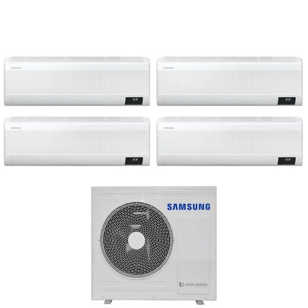 Climatizzatore Condizionatore Samsung Quadri Split Inverter serie WINDFREE AVANT 9+9+12+12 con AJ080TXJ4KG R-32 Wi-Fi Integrato 9000+9000+12000+12000 For Sale