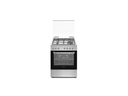 Cucina a Gas Forno Elettrico 4 Fornelli Candy CGE656MI E Acciaio Inossidabile Classe A For Cheap