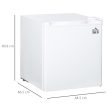 EasyComfort Frigo Portatile 46L, Ripiano Removibile, Temperatura Regolabile, 44.5x46.5x49.8cm Hot on Sale