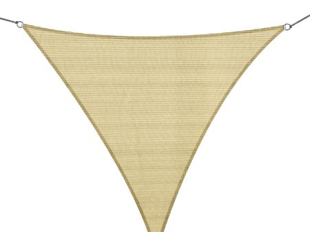 Easycomfort Tenda Tendone parasole triangolare (colore: beige, dimensione: 5x5x5m) on Sale