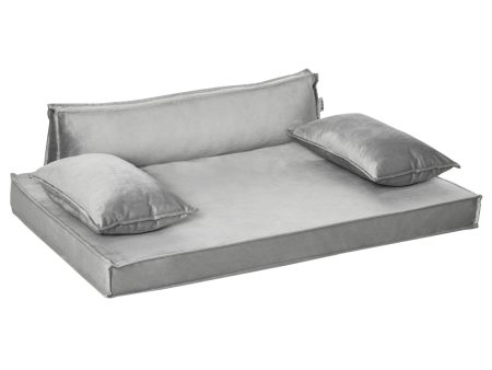 EASYCOMFORT  Cuccia per Cani e Gatti da Interni con Cuscini Rimovibili e Lavabili, Lettino per Cani Imbottito, 99x71x28cm, Grigio Online Sale