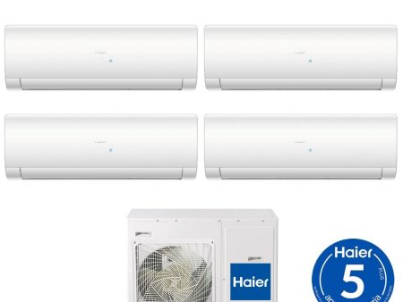 Climatizzatore Condizionatore Haier Quadri Split Inverter serie IES PLUS 7+9+12+15 con 4U75S2SR3FA R-32 Wi-Fi Integrato 7000+9000+12000+15000 - Novità Online Sale